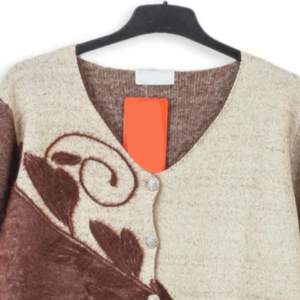 High Quality Polyester/Cotton Winter Appliques Front Top Selling Button up <b>Collar</b> Unisex Sweater Cardigan Warm and Stylish - Product Image 4