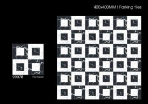 Carreaux de porcelaine antidérapants pour extérieur 40x40 cm 400x400 mm 16x16 pouces finition mate pour les zones de stationnement - Product Image 5