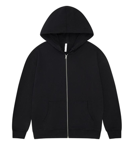 Sweats à capuche épais de haute qualité pour hommes Fabrication sur mesure durable Prix d'usine Logo personnalisé Option Sweats à capuche zippés pour hommes - Product Image 2