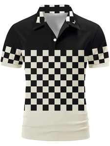 Streetwear couleur unie t-shirt personnalisé brodé impression logo uni 100% coton polyester hommes polos - Product Image 2