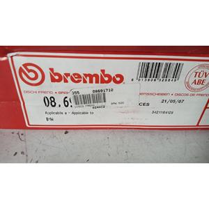PAR DE DISCOS DE FRENO TRASEROS BMW Serie 5 E39 Sedán (96>03) 08.6917.10 Gasolina - - Product Image 3