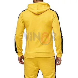 Survêtement à capuche léger et respirant sur mesure, grande taille, uni, pour homme, vêtements de sport d'automne, course à pied, jogging, design personnalisé - Product Image 5