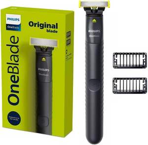 Tondeuse et rasoir hybrides Philips OneBlade pour le visage, sans irritation cutanée grâce à la technologie de double protection : la lame n'entre jamais en contact avec la peau. - Product Image 6