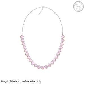 Collar de Rosa Francesa de Lujo con Baño de Oro y Rodio, Fabricación en Titanio y Cobre, y Brillo de Diamante Mejorado - Product Image 6