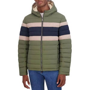 OEM New Design Men's <b>Hooded</b> Puffer <b>Jacket</b> High Quality Multi Colors 100% Polyester Fabric Winter Warm <b>Padded</b> Outdoor <b>Jacket</b> - Product Image 2