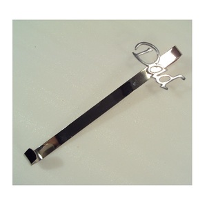 Dad Logo Pattern Nickel Finished Iron Wreath Hanger For Christmas Wreath Hook <b>Front</b> <b>Door</b> <b>Decorative</b> - Product Image 1