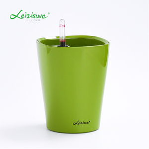 सस्ते छोटे मिनी खिड़की स्वयं पानी के लिए प्लास्टिक के फूल के बर्तन फूलदान सजावट - Product Image 4