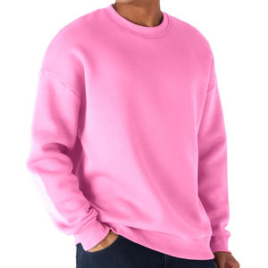 Activewear suave Fitness tela sudadera para hombres básicos algodón mezclado transpirable peso pesado sudadera para hombres - Product Image 4