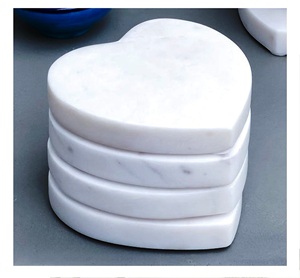 Posavasos hexagonal con incrustaciones de latón Posavasos de piedra Mat Pad Producto hecho a mano de alta calidad - Product Image 5