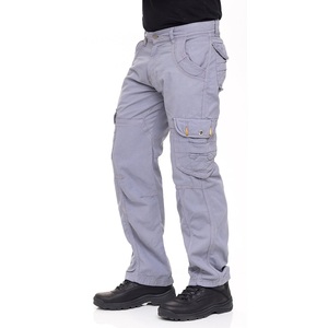 Pantalon cargo camouflage taille haute décontracté d'été pour hommes Leggings classiques en tissu léger multi-poches - Product Image 5