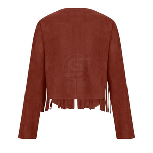 Chaqueta de Cuero de Moda para Mujer, Transpirable, de Alta Calidad y Bajo Precio, Chaquetas Occidentales para Mujer Hechas en Pakistán - Product Image 2