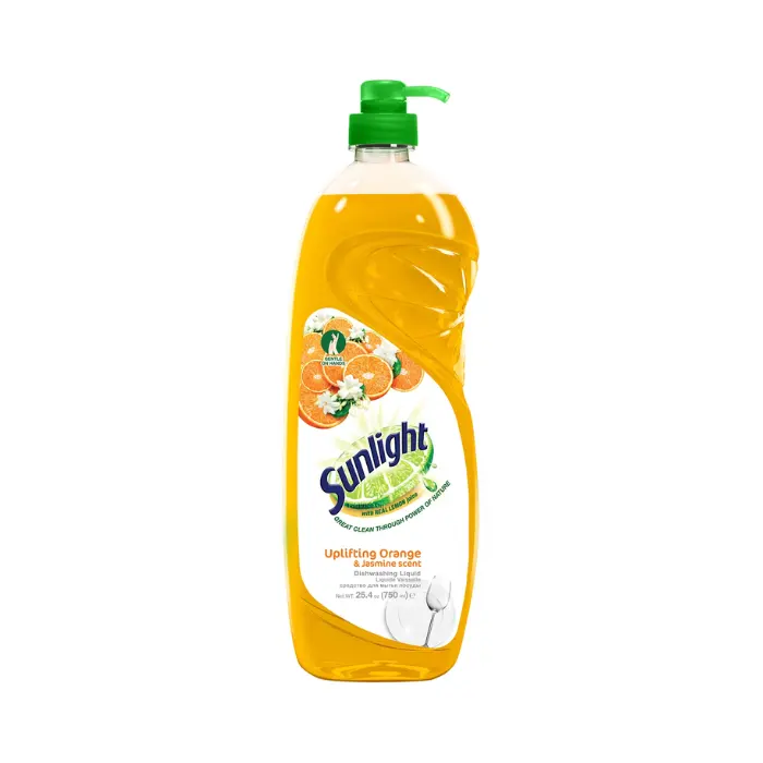 Sunlight Afwassen Oranje Fles 400Ml, Reinig Vetvlekken, Verwijder Geuren Op Vaat