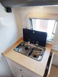 Mini caravane en forme de larme, tout-terrain, pour voyages en camping-car, à utiliser sur camion, en vente - Product Image 6