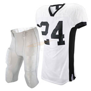 Uniformes de football américain personnalisés impression par sublimation matériel sergé broderie vêtements de sport d'équipe jeunes hommes femmes - Product Image 1