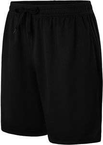 กางเกงขาสั้นออกกำลังกายสำหรับผู้ชายกางเกงเอวยางยืดมีกระเป๋าแขนครึ่งข้างแห้งเร็วระบายอากาศได้ดี - Product Image 4