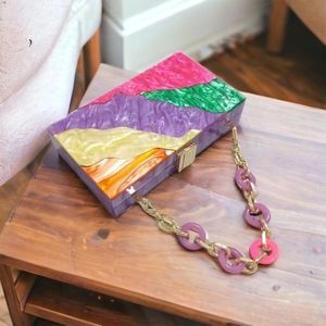 Pochette de cadre de sac à main en métal de luxe pour femmes mettant en évidence sac à main fête embrayages de mariée à bas prix d'usine - Product Image 5