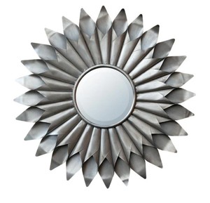 Espejo de pared de calidad superior montado en la pared, espejo de Metal con acabado plateado para uso en el hogar, Hotel, restaurante, espejo de pared - Product Image 1