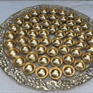 Handmade Wedding Events Decor Metal Crafts Urli and Wedding Events Flower Arrangement Metal Urli from India - Product Image 1