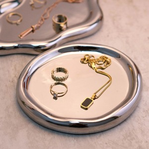 Plateau de service en aluminium de qualité luxueuse fini brillant antique de haute qualité Nouveau design Qualité parfaite - Product Image 4