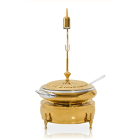 Réchaud professionnel en acier inoxydable doré, LOGO personnalisé, hôtel, restaurant, chauffe-plats, buffet, ensemble de 9 L, chauffage à la vapeur, populaire