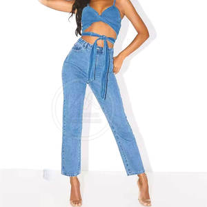 Pantalones Vaqueros de Corte Regular y Cintura Media para Mujer, Transpirables, de Secado Rápido, 100% Algodón, Ropa Deportiva de Invierno, Estilo Casual - Product Image 2