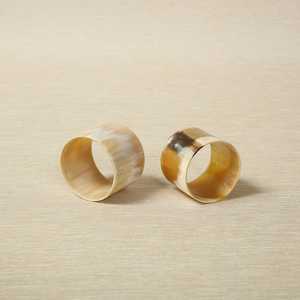 Anillos para servilletas de cuerno de diseñador Nwe al por mayor, servilleteros de cuerno de vaca real para uso en la mesa, calidad sólida - Product Image 3