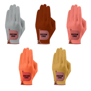 Servicio OEM logotipo personalizado Pu GUANTES DE Golf Cabretta piel de oveja cuero diestro y Zurdo transpirable mujeres hombres guante de Golf - Product Image 6