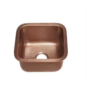 Adorable Trendy <b>Copper</b> Sink Handcrafted High-Quality Finished Sleek Stylish Design Perfect For Modern Kitchens And Baths - Product Image 3