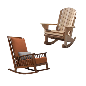 Modern Minimalist Solid <b>Wood</b> Comfortable Living Room Furniture <b>Rocking</b> <b>Chair</b> High Quality - Product Image 6