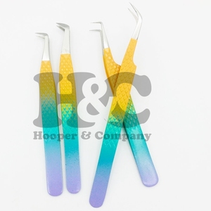 Pinzas profesionales para pestañas, logotipo personalizado para extensiones de pestañas postizas, Punta dentada de visón de acero inoxidable, MOQ BAJO sostenible - Product Image 6