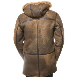 100% Original Premium qualité sur mesure hommes Vintage en cuir Biker veste imperméable coupe-vent High Street Style pour l'hiver - Product Image 6