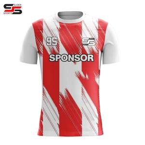Maillots de football en maille à col rond, version joueur, à sublimation OEM, séchage rapide, maillot de football académique pour hommes avec votre logo - Product Image 3
