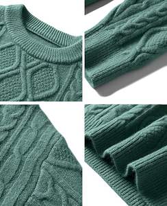 Suéteres de Cachemira Gruesos y Cálidos de Alta Calidad para Hombre, Nuevo Estilo de Moda, Tejido de Punto, Estilo Invernal - Product Image 3