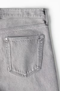 กางเกงยีนส์ผู้ชายสีเข้มหลวมและทรงตรงใส่สบาย & กางเกงยีนส์100% ใส่ในชีวิตประจำวันขายส่ง - Product Image 3