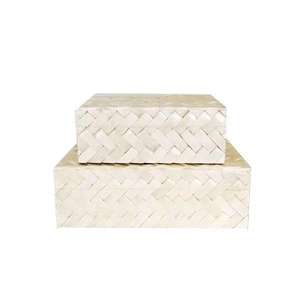 Caja de joyería con incrustaciones de hueso de diseño único de alta calidad para decoración del hogar, soporte de vajilla a precio mayorista, mesa y decoración del hogar - Product Image 2