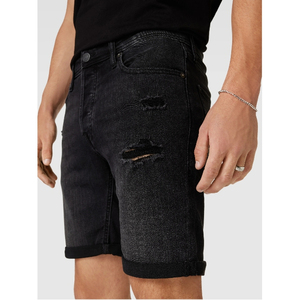 Pantalones cortos de mezclilla holgados para hombres de moda Durable Ligero e ideal para salidas casuales y días relajados Pantalones cortos de mezclilla para hombres - Product Image 3