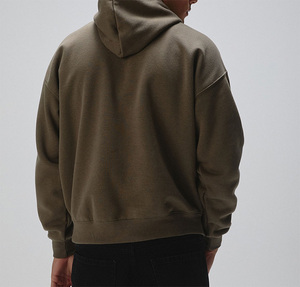 Sudaderas con Capucha de Corte Regular para Hombre, 100% Algodón, Invierno, Corta, Teñida - Product Image 5