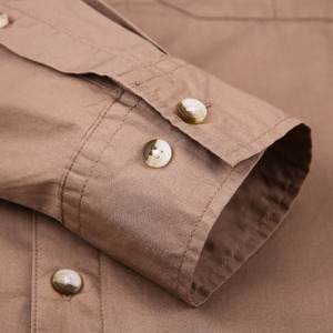 Camisa abotonada para hombre de calidad superior, camisa abotonada antiarrugas totalmente personalizada con el último diseño - Product Image 5