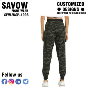 กางเกงวอร์มสำหรับผู้หญิงกางเกงลำลองผ้าฟลีซผ้าคอตตอนแบบรัดเอวแห้งเร็วแบบปกติแบบ100% ตามสั่ง - Product Image 6