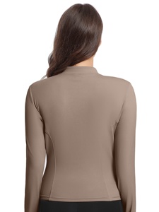 High Quality Lightweight Women's <b>Yoga</b> <b>Jacket</b> Unique Design with Breathable Seamless Fitness Wear for Gym Front Logo - Product Image 2