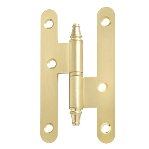 วูล์ฟแพ็ค 406/10 บานพับขวาขอบโค้งชุบทองเหลือง - Product Image 1