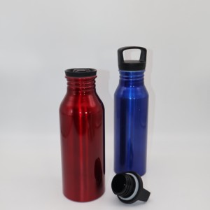 Bouteille d'eau en aluminium recyclable 500ML & 650ML Bouteille en métal à usage quotidien Fabricant du Vietnam Produit en gros - Product Image 2