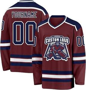 Uniforme de hockey sobre hielo de talla grande para adultos Diseño más popular con su propio logotipo - Product Image 4