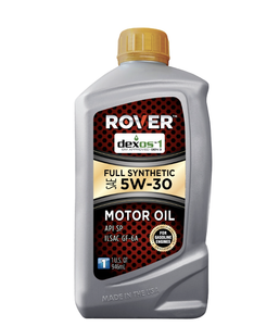 ROVER Dexos1 GEN 3 Full <b>Synthetic</b> Anti-Wear SAE 5W-30 Motor <b>Oil</b> 6 Pack 1 Quart - Product Image 1