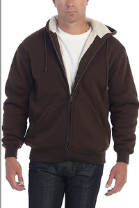 NOUVEAUTÉ – Veste à capuche polaire doublée sherpa épaisse et chaude pour homme du Bangladesh – Direct Usine – Sweat-shirt d'hiver - Product Image 5