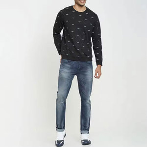 Sweat-shirt imprimé basique pour hommes au design unique Vente en gros Sweat-shirt imprimé léger et respirant pour hommes - Product Image 5