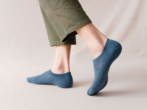 100% Cotton Elastane Silicone Non-Slip No-Show <b>Invisible</b> <b>Socks</b> Anti-Bacterial Custom Cuff for Men <b>Women</b> Breathable Custom 2025 - Product Image 6