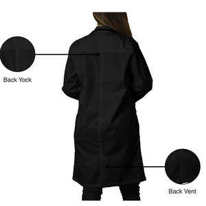 เสื้อโค้ทห้องแล็บใส่สบายและมีหลายกระเป๋าเสื้อโค้ทห้องแล็บมืออาชีพทำจากผ้าที่มีคุณภาพ - Product Image 5