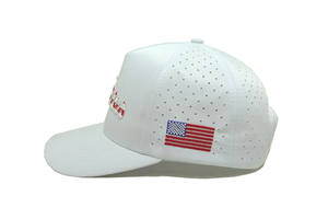 Gorra Deportiva con Orificios de Ventilación Cortados con Láser y Bordado 3D, Gorra de Béisbol Estilo Americano, Gorra Trucker Perforada con Láser de Alta Calidad - Product Image 3