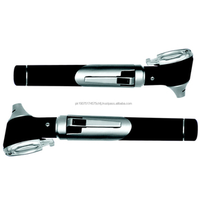 เครื่องตรวจหูแบบพกพาชนิดไฟเบอร์ออปติก LED สีดำ ยอดขายดีที่สุด ใช้ซ้ำได้ ผลิตจากสแตนเลส ได้รับการรับรองมาตรฐาน CE ISO สำหรับการวินิจฉัยทางหู คอ จมูก แบบ OEM - Product Image 2